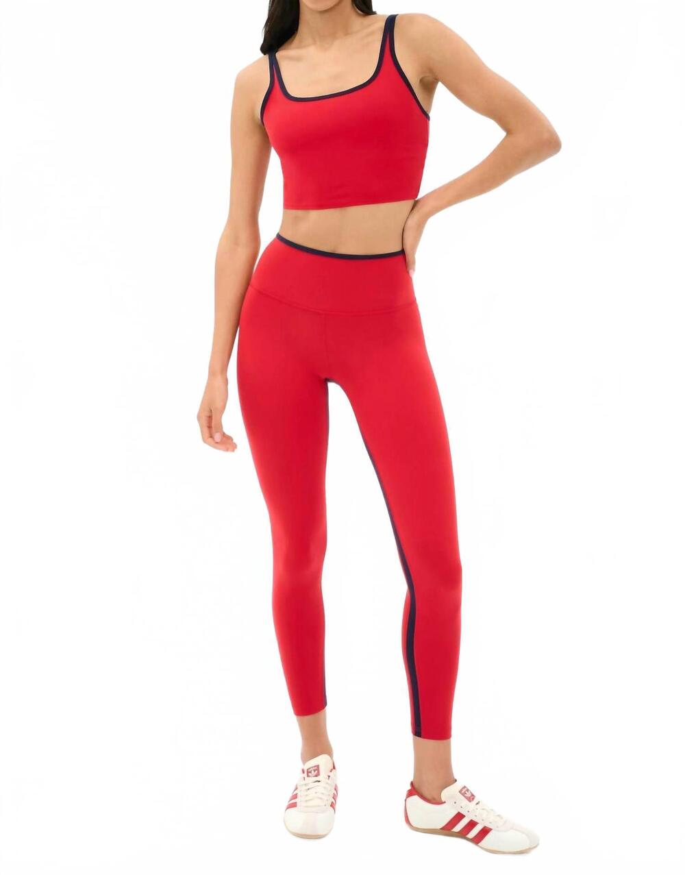 NEW SPLITS59 cait rigor supportive bralette in pirate red/indigo